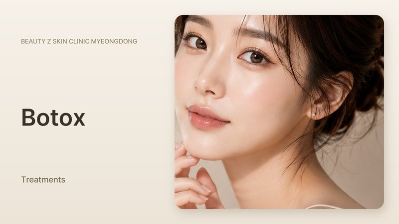 Botox at Beauty Z Skin Clinic Myeongdong