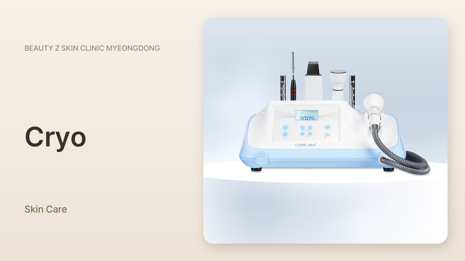 Cryo at Beauty Z Skin Clinic Myeongdong