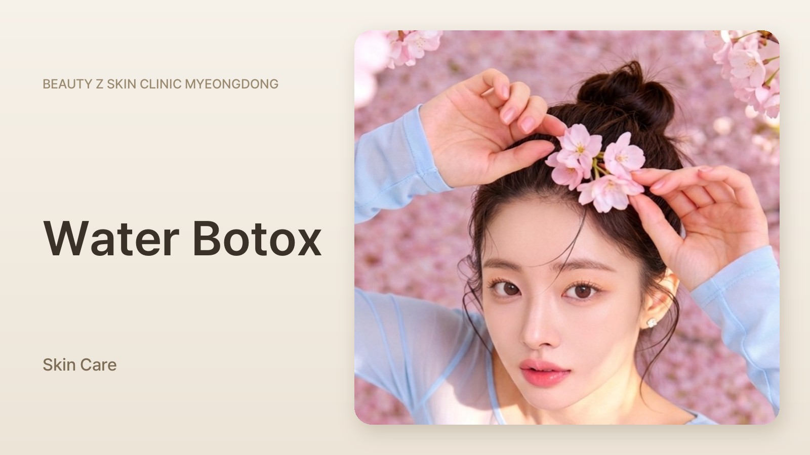 Water Botox at Beauty Z Skin Clinic Myeongdong